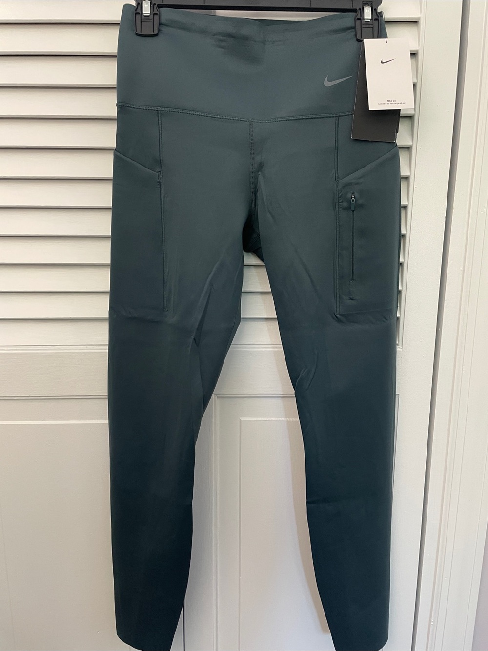 Nike Dark Teal High-Waist Pocket Performance Leggings